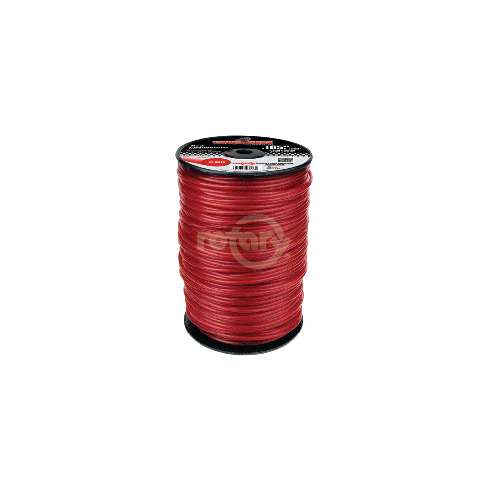 TRIMMER LINE .105 5LB SPOOL RED COMMERCIAL
