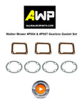 Walker Mower Deck Gasket Kit 3-P004 + 4-P007 100% Original